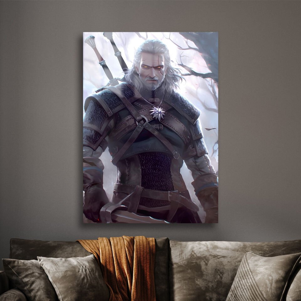 Geralt 10 Metal Poster