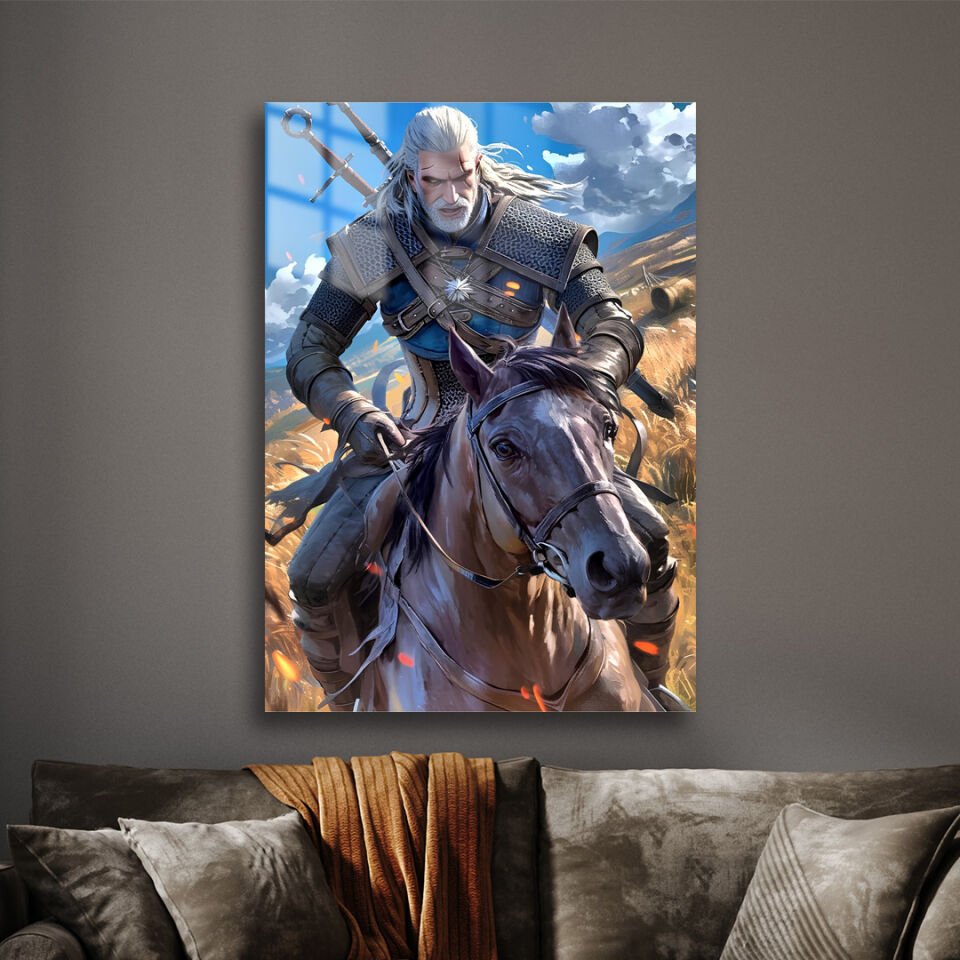 Geralt 11 Metal Poster