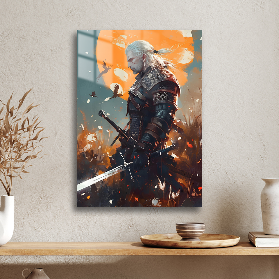 Geralt 12 Metal Poster