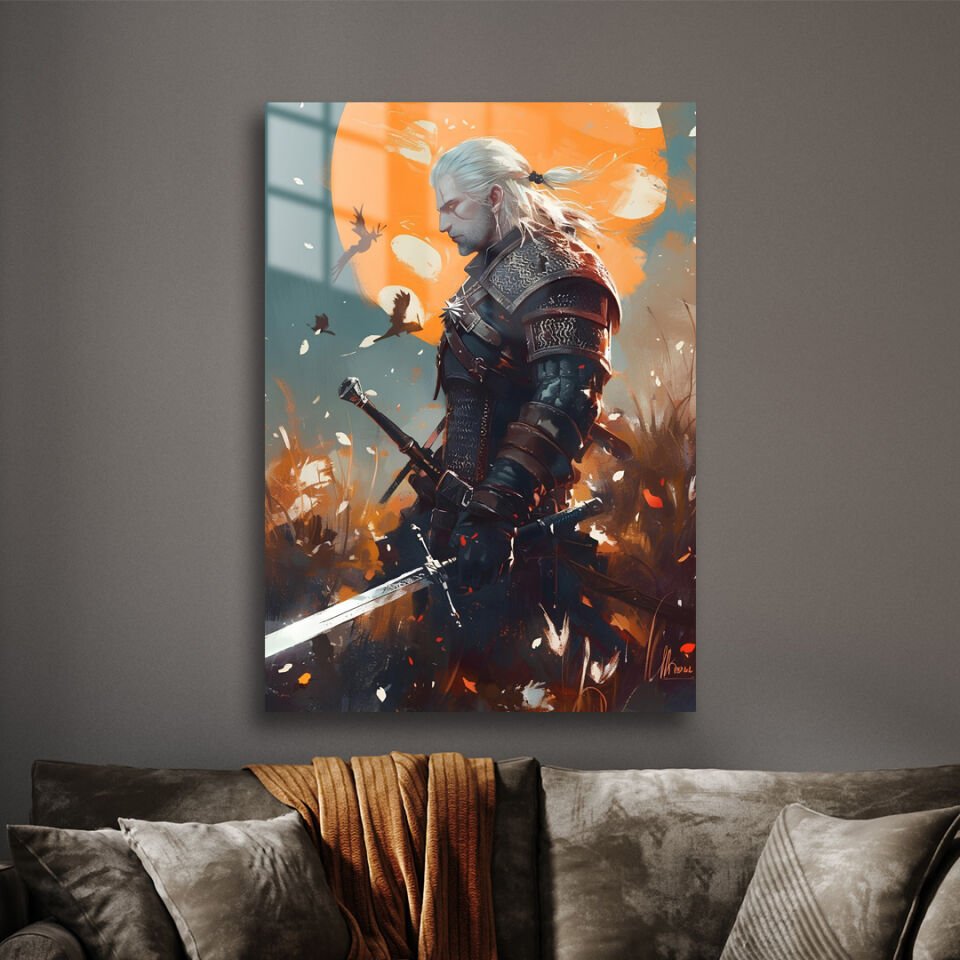 Geralt 12 Metal Poster