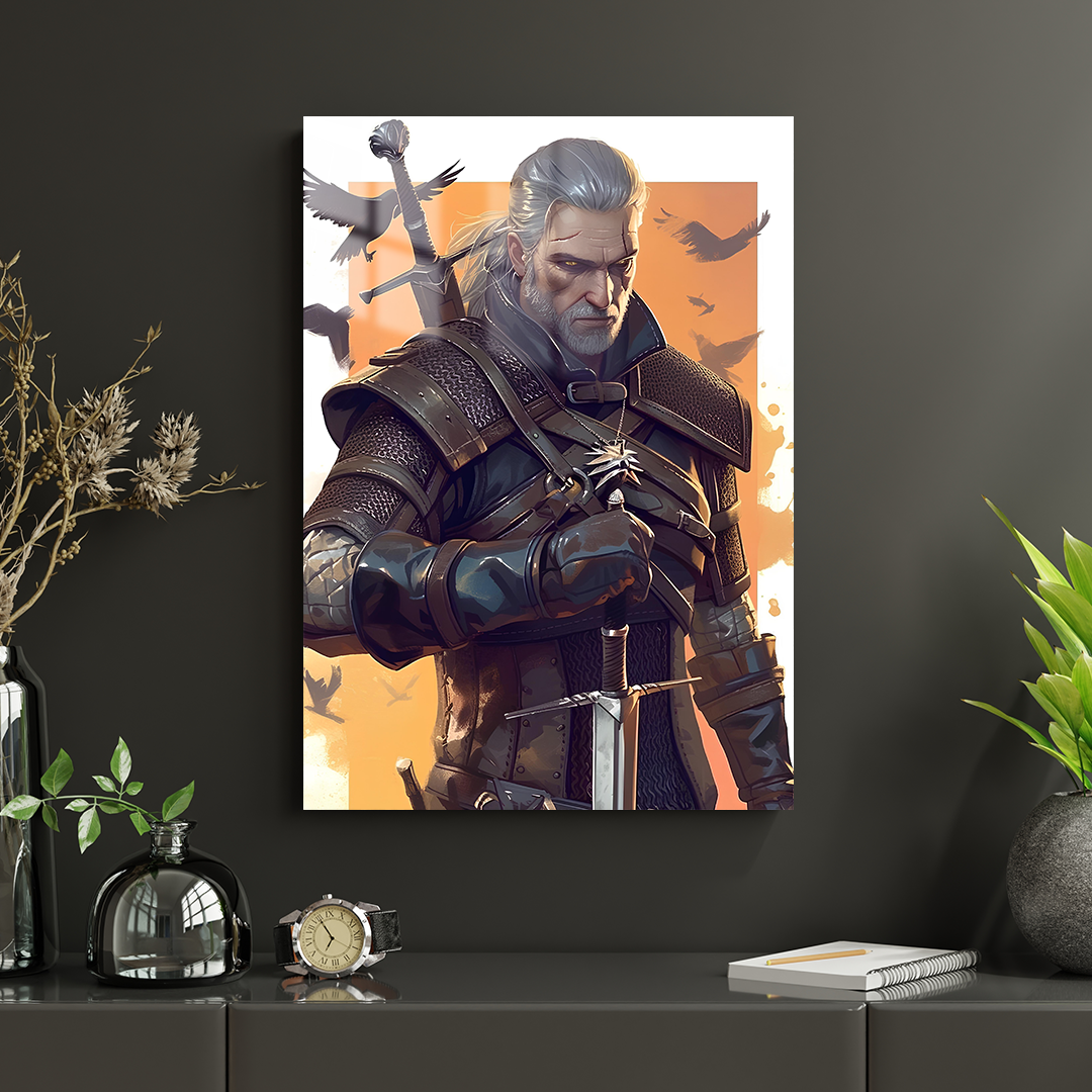 Geralt 13 Metal Poster