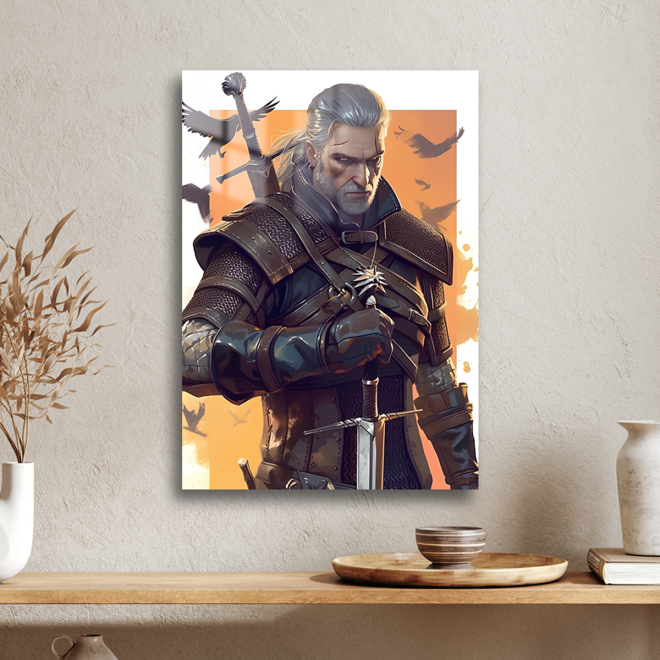 Geralt 13 Metal Poster