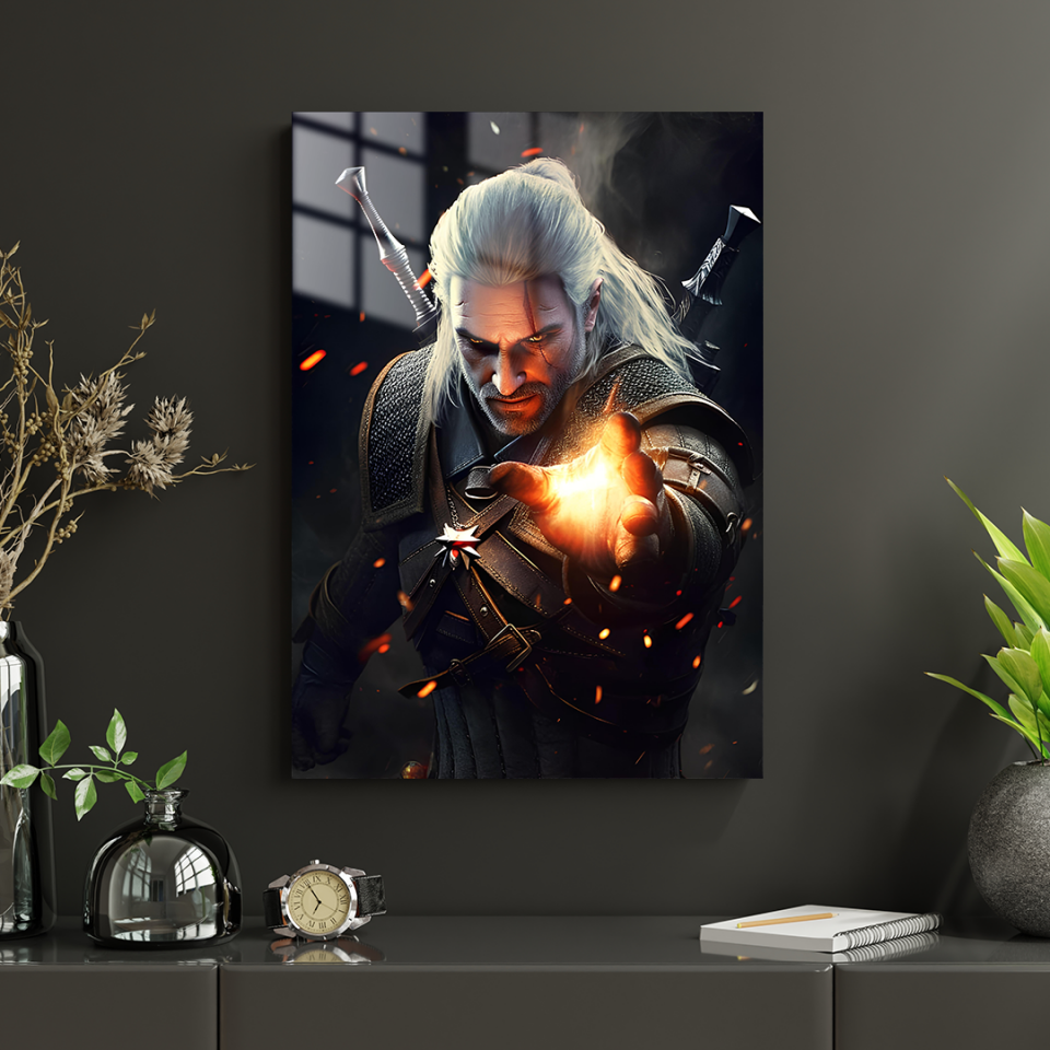 Geralt 14 Metal Poster