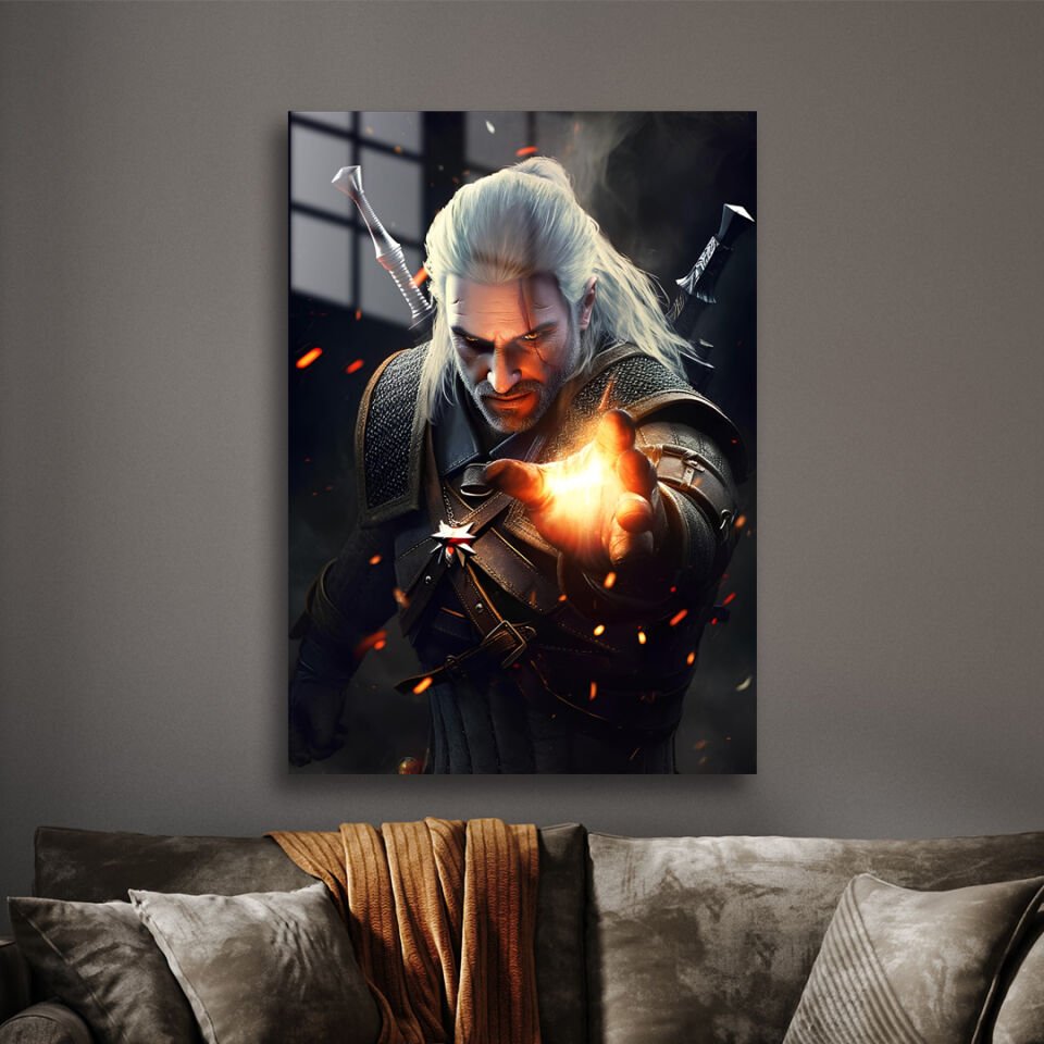 Geralt 14 Metal Poster