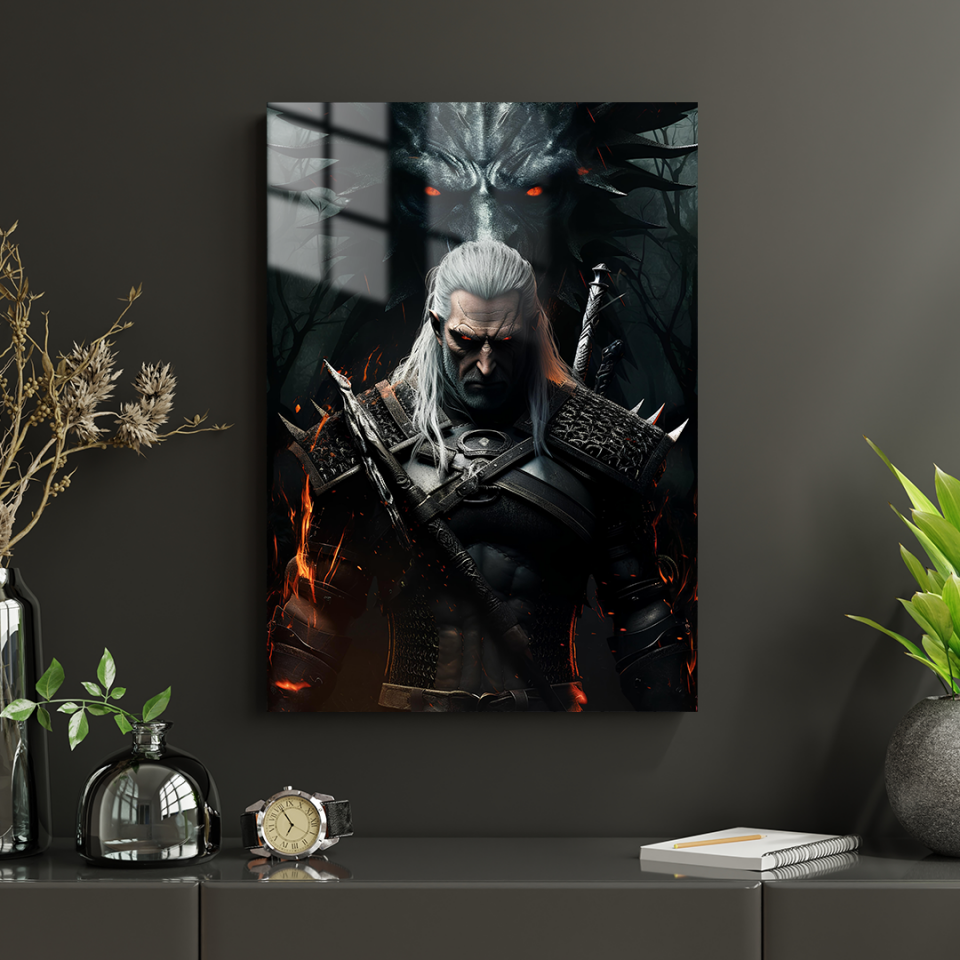 Geralt 17 Metal Poster