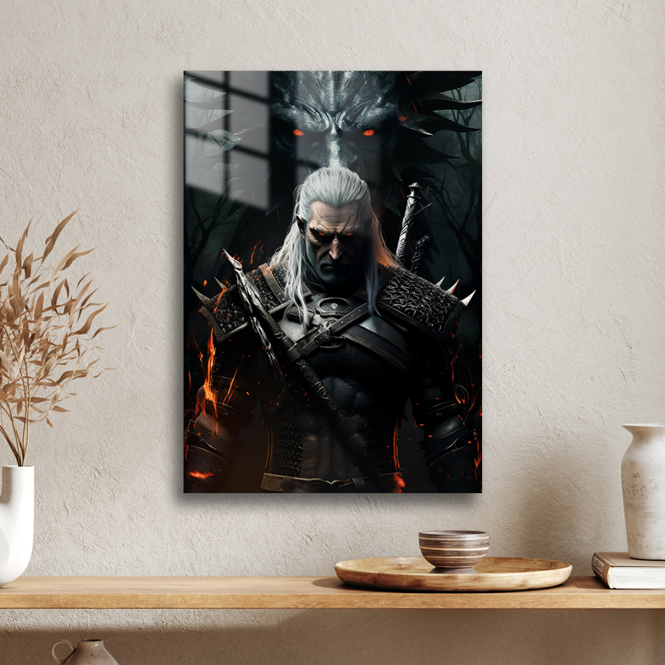 Geralt 17 Metal Poster