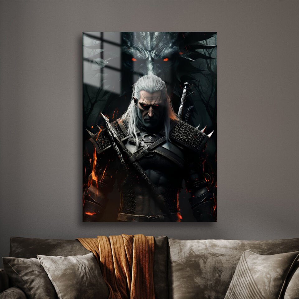 Geralt 17 Metal Poster