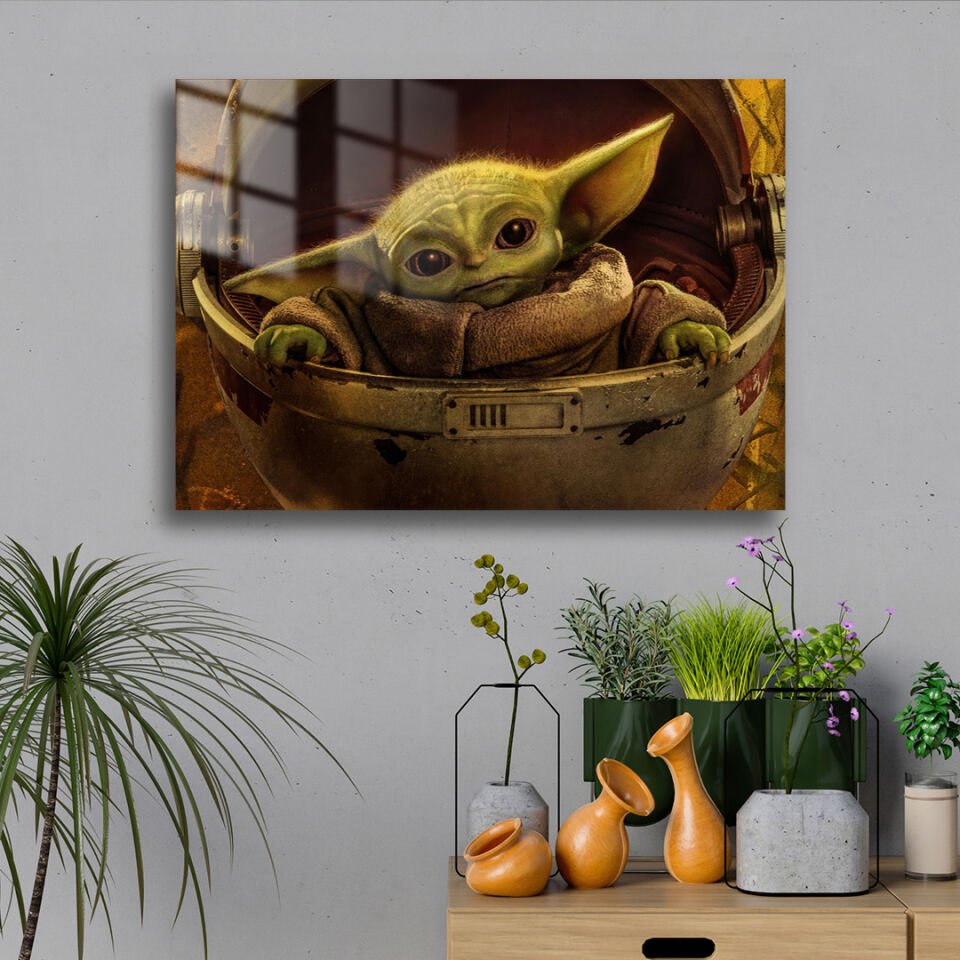 Baby Yoda 02 Metal Poster