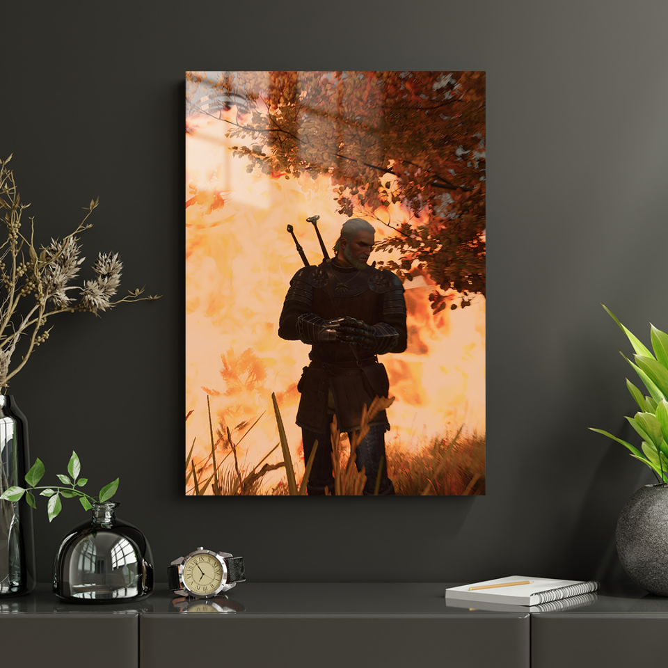 Geralt 20 Metal Poster