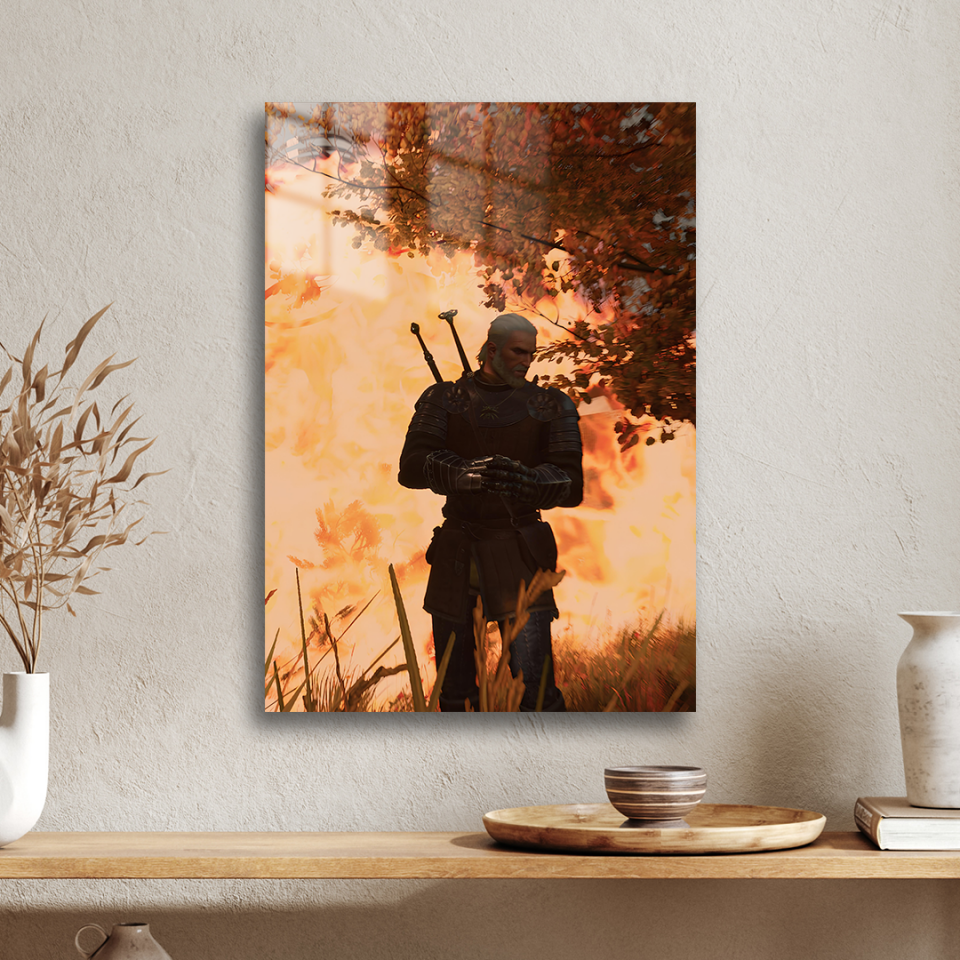 Geralt 20 Metal Poster