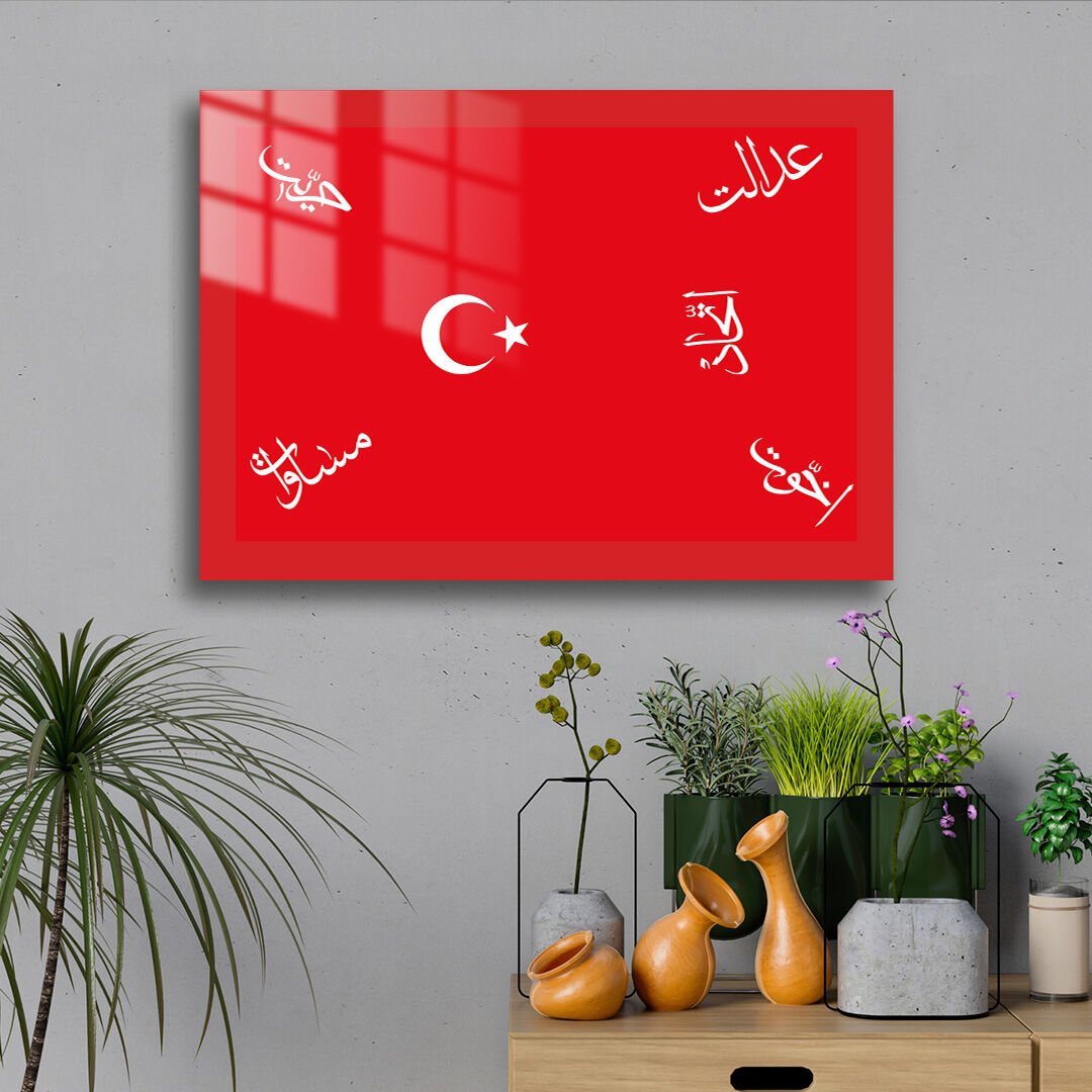 İttihat ve Terakki Bayrağı 01 Metal Poster