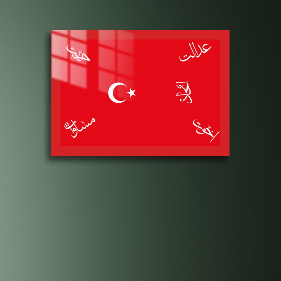 İttihat ve Terakki Bayrağı 01 Metal Poster