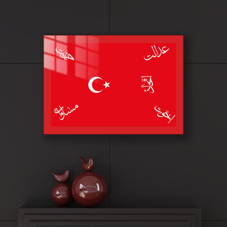 İttihat ve Terakki Bayrağı 01 Metal Poster